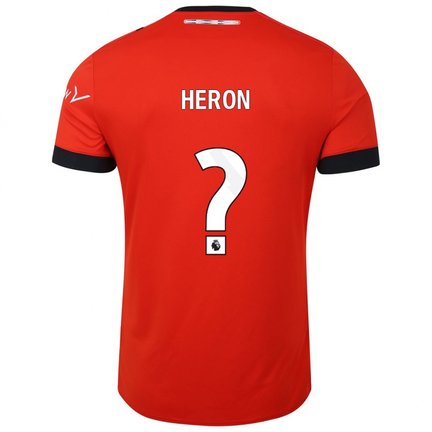 Niño Camiseta Archie Heron #0 Rojo 1ª Equipación 2023/24 La Camisa Chile