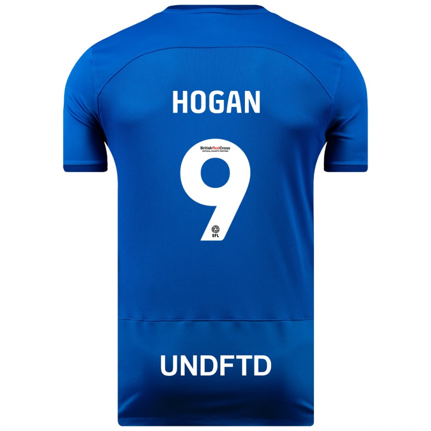 Niño Camiseta Scott Hogan #9 Azul 1ª Equipación 2023/24 La Camisa Chile