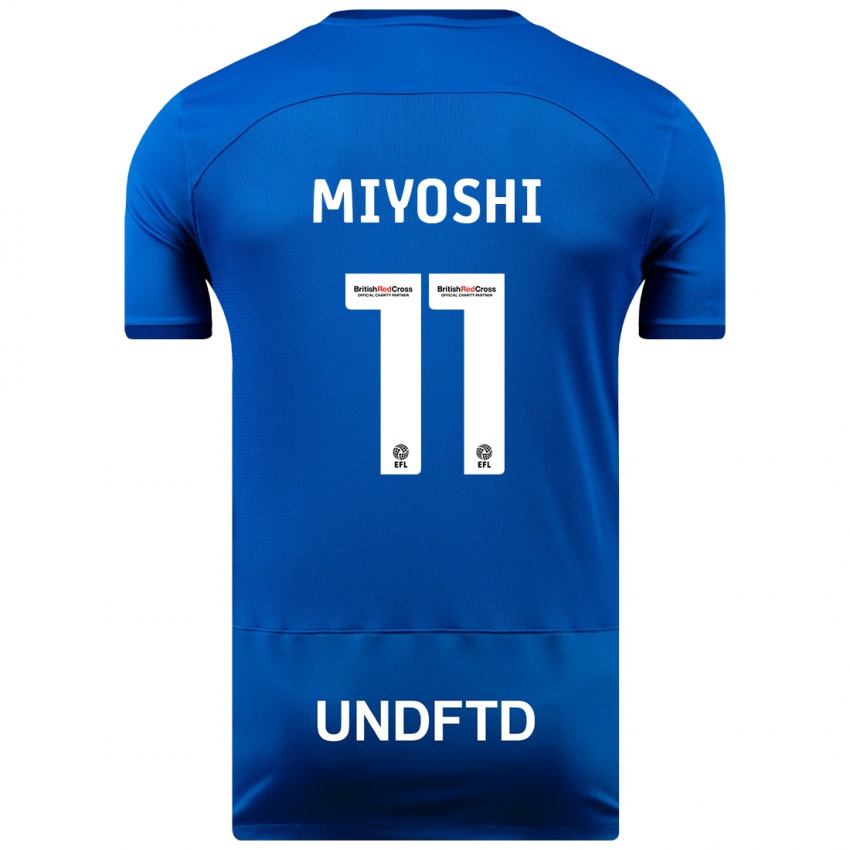 Niño Camiseta Koji Miyoshi #11 Azul 1ª Equipación 2023/24 La Camisa Chile