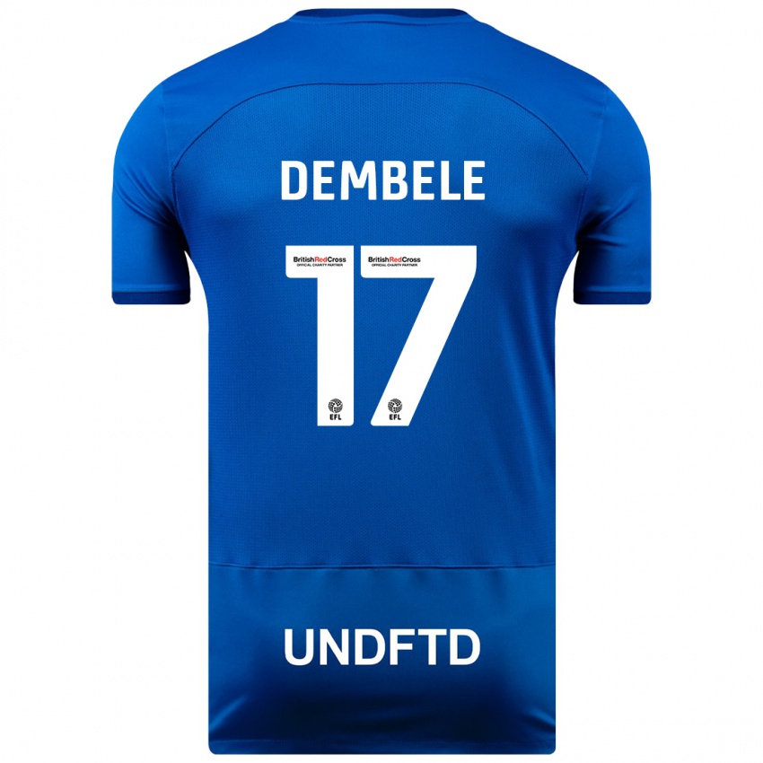 Niño Camiseta Siriki Dembélé #17 Azul 1ª Equipación 2023/24 La Camisa Chile