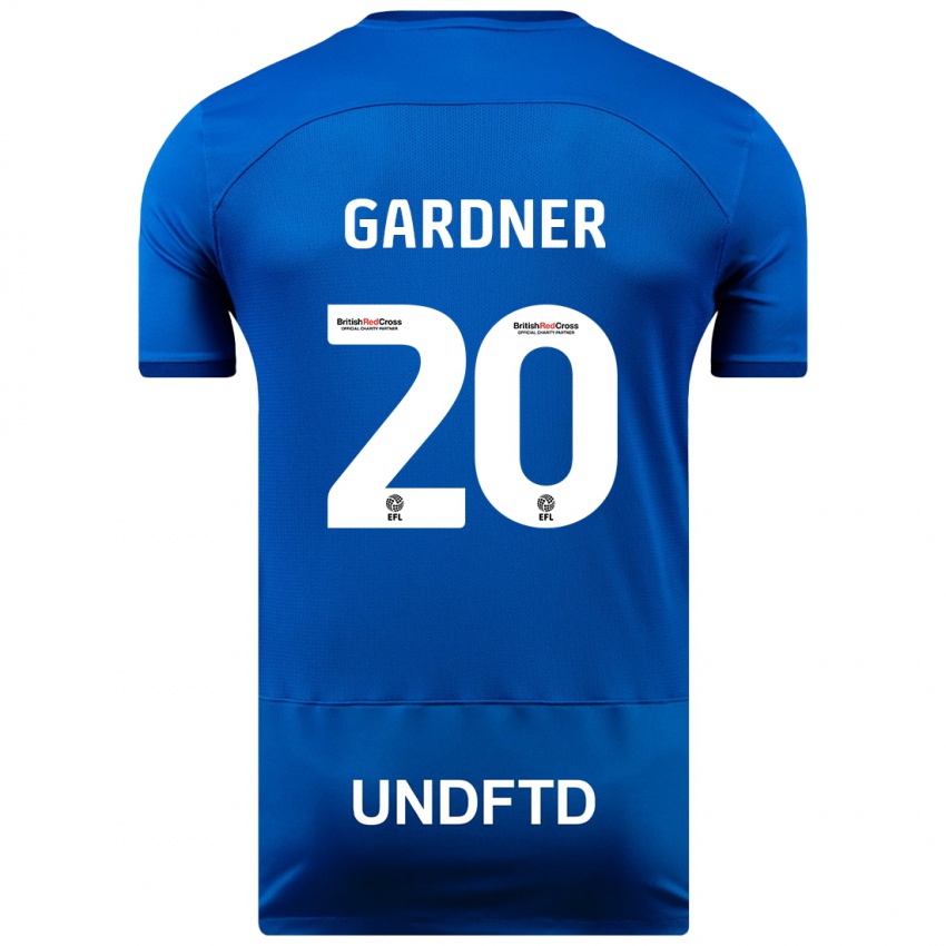 Niño Camiseta Gary Gardner #20 Azul 1ª Equipación 2023/24 La Camisa Chile