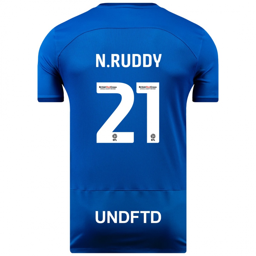 Niño Camiseta John Ruddy #21 Azul 1ª Equipación 2023/24 La Camisa Chile