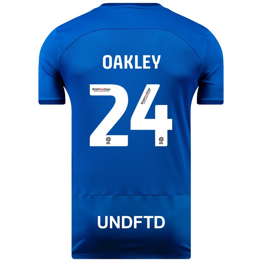 Niño Camiseta Marcel Oakley #24 Azul 1ª Equipación 2023/24 La Camisa Chile