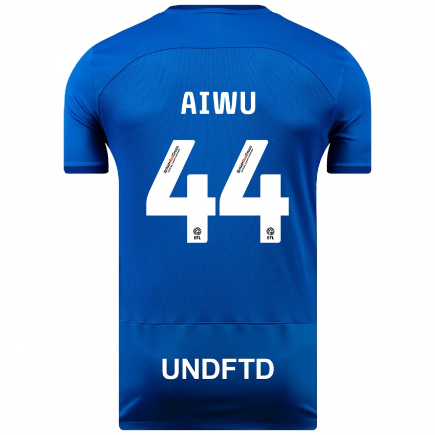 Niño Camiseta Emanuel Aiwu #44 Azul 1ª Equipación 2023/24 La Camisa Chile