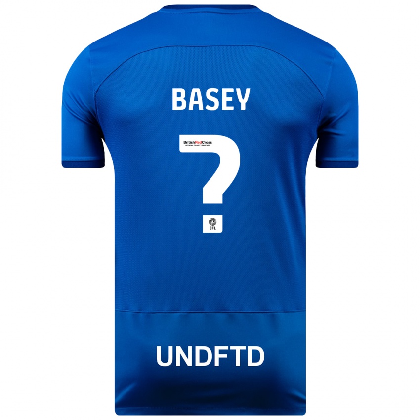 Niño Camiseta Oliver Basey #0 Azul 1ª Equipación 2023/24 La Camisa Chile