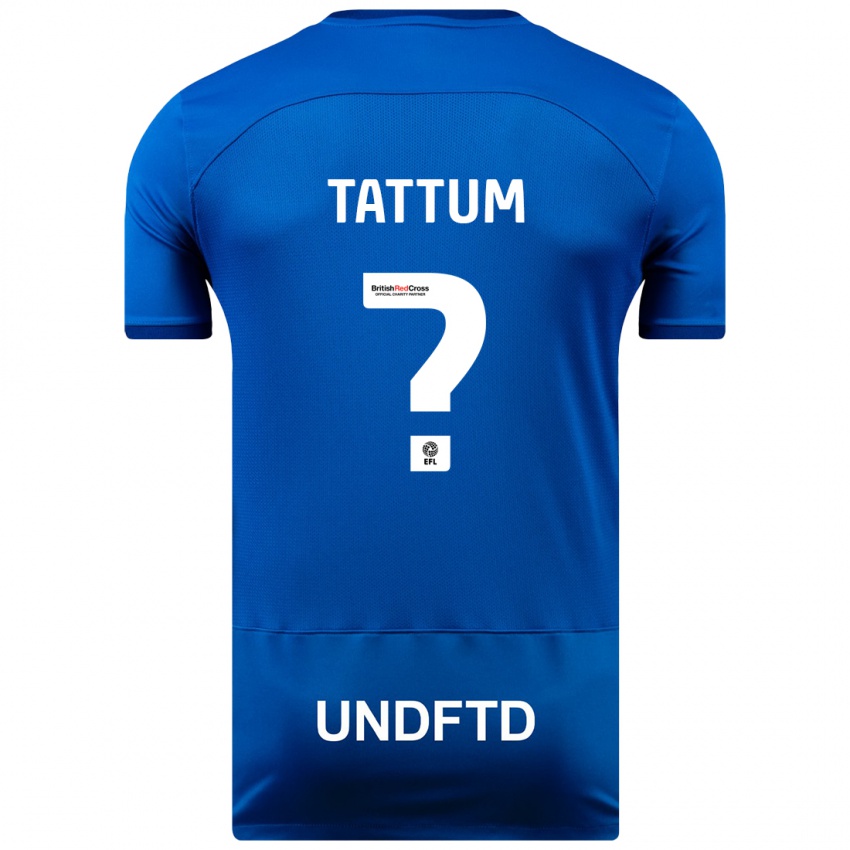 Niño Camiseta Frank Tattum #0 Azul 1ª Equipación 2023/24 La Camisa Chile