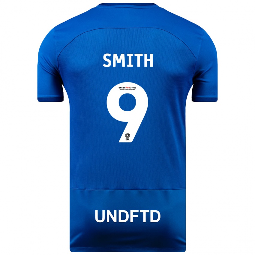 Niño Camiseta Libby Smith #9 Azul 1ª Equipación 2023/24 La Camisa Chile