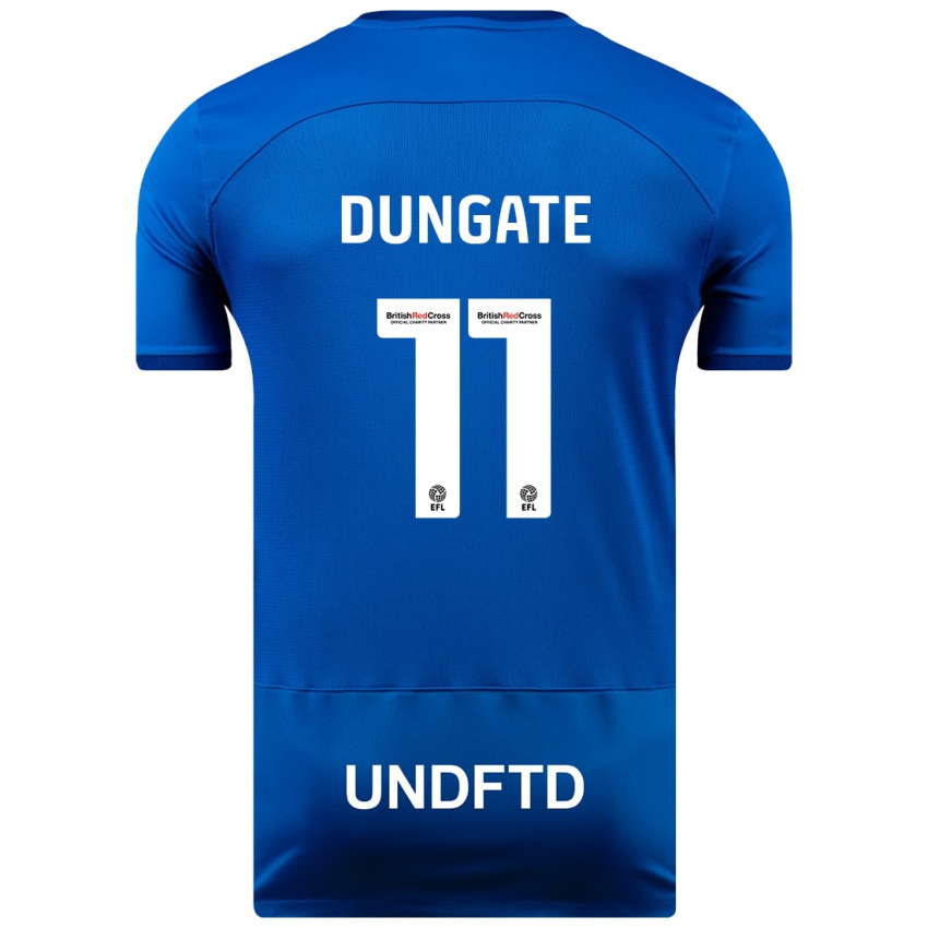 Niño Camiseta Katie Dungate #11 Azul 1ª Equipación 2023/24 La Camisa Chile