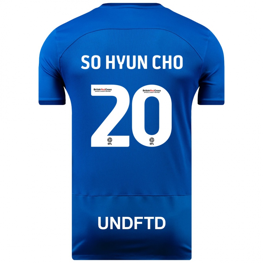 Niño Camiseta Cho So-Hyun #20 Azul 1ª Equipación 2023/24 La Camisa Chile