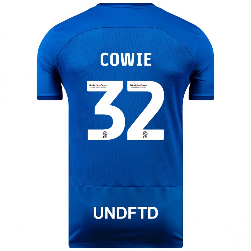 Niño Camiseta Abbie Cowie #32 Azul 1ª Equipación 2023/24 La Camisa Chile