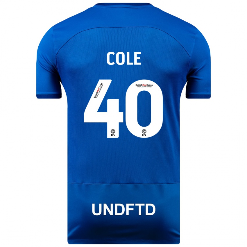 Niño Camiseta Delphi Cole #40 Azul 1ª Equipación 2023/24 La Camisa Chile
