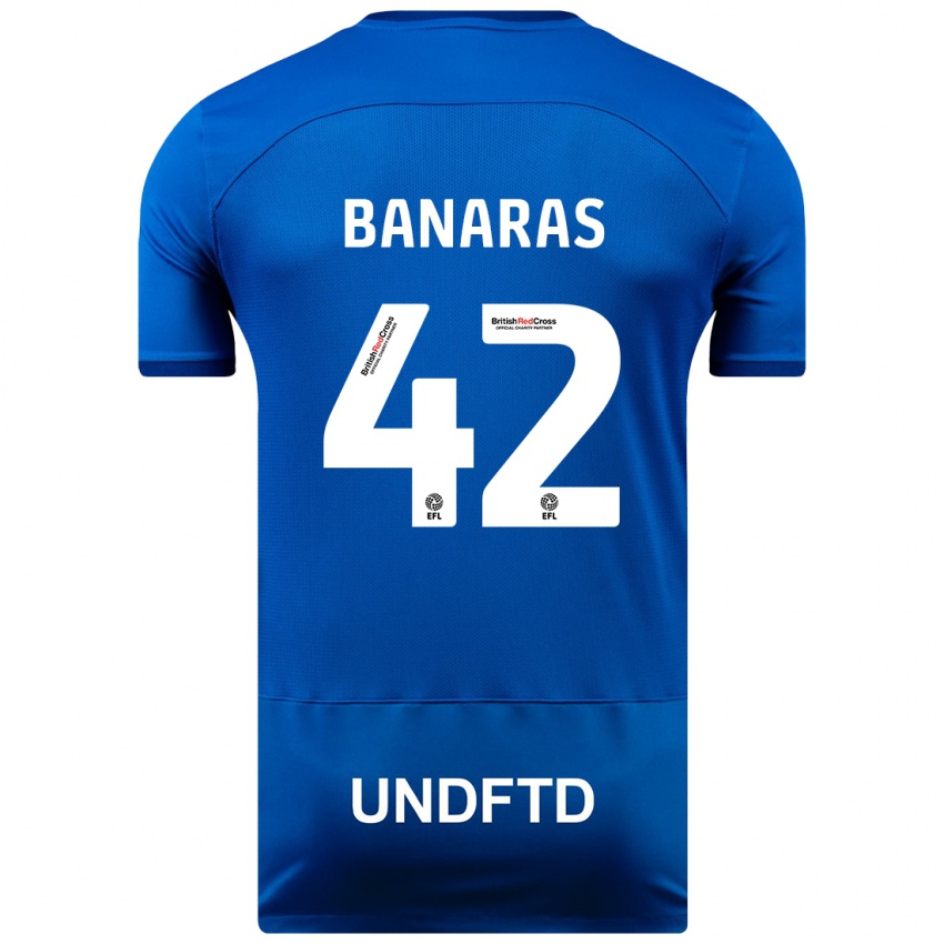 Niño Camiseta Layla Banaras #42 Azul 1ª Equipación 2023/24 La Camisa Chile