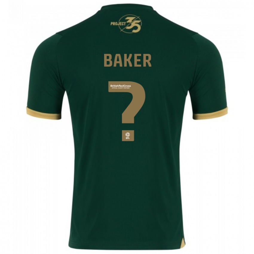 Niño Camiseta Zak Baker #0 Verde 1ª Equipación 2023/24 La Camisa Chile