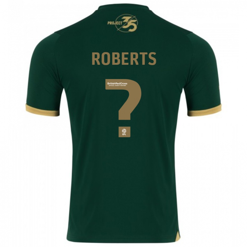 Niño Camiseta Caleb Roberts #0 Verde 1ª Equipación 2023/24 La Camisa Chile