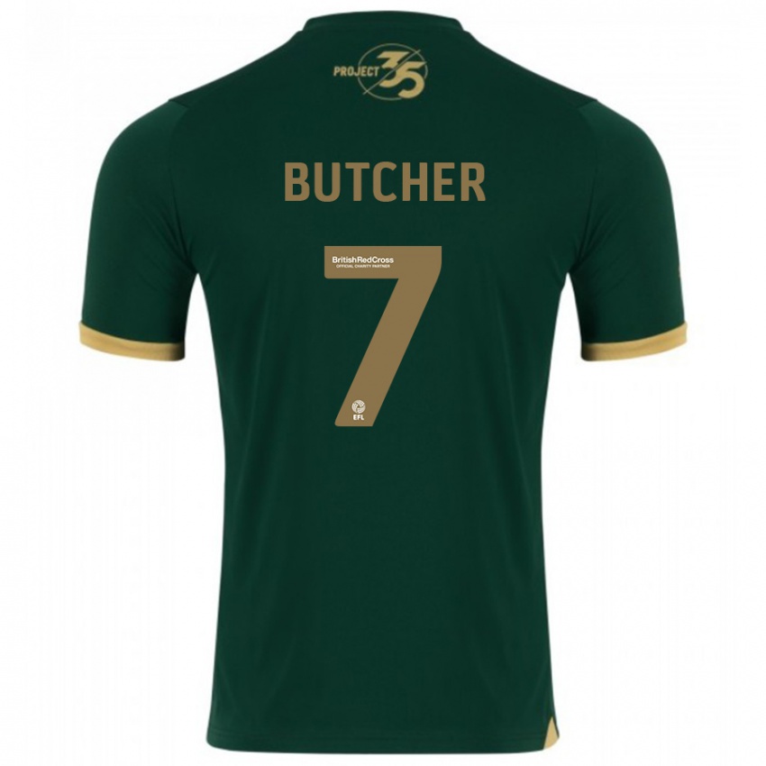 Niño Camiseta Matt Butcher #7 Verde 1ª Equipación 2023/24 La Camisa Chile