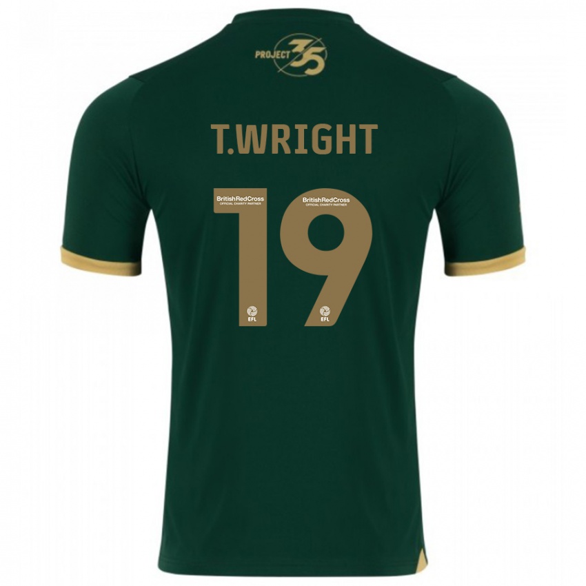 Niño Camiseta Tyreik Wright #19 Verde 1ª Equipación 2023/24 La Camisa Chile