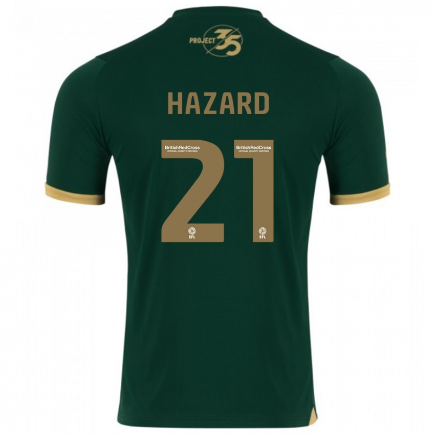 Niño Camiseta Conor Hazard #21 Verde 1ª Equipación 2023/24 La Camisa Chile