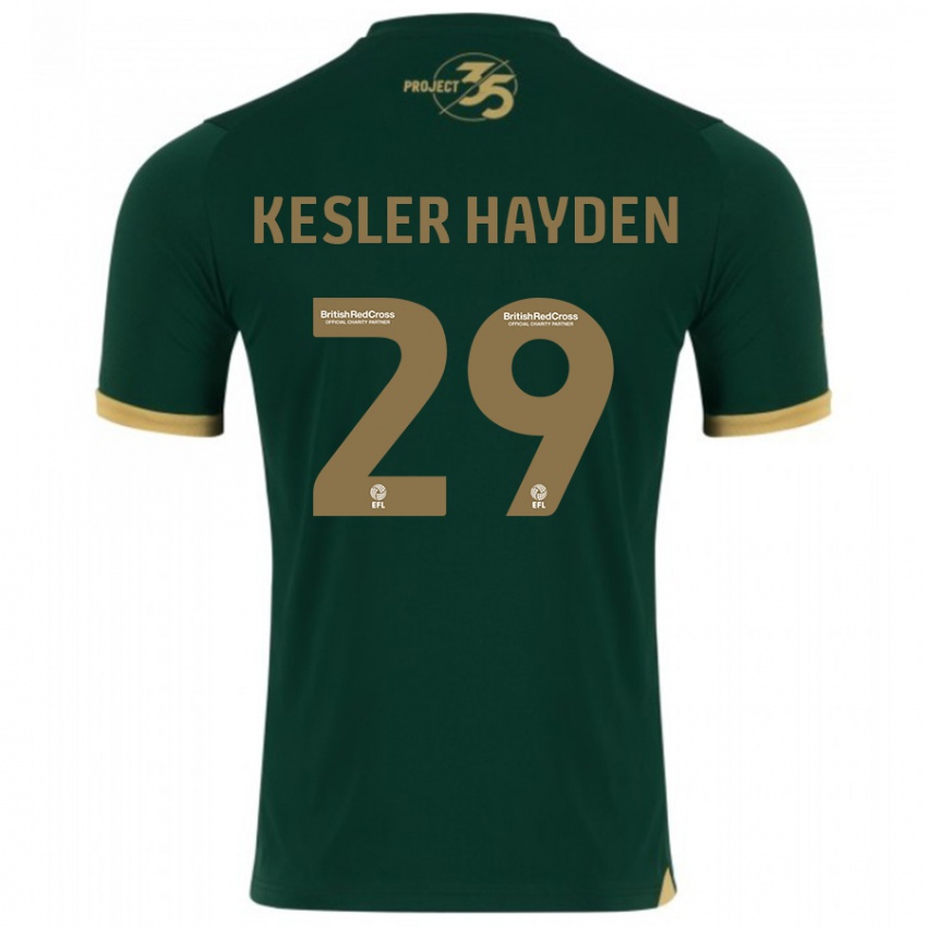 Niño Camiseta Kaine Kesler-Hayden #29 Verde 1ª Equipación 2023/24 La Camisa Chile