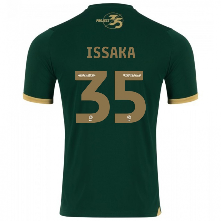 Niño Camiseta Freddie Issaka #35 Verde 1ª Equipación 2023/24 La Camisa Chile