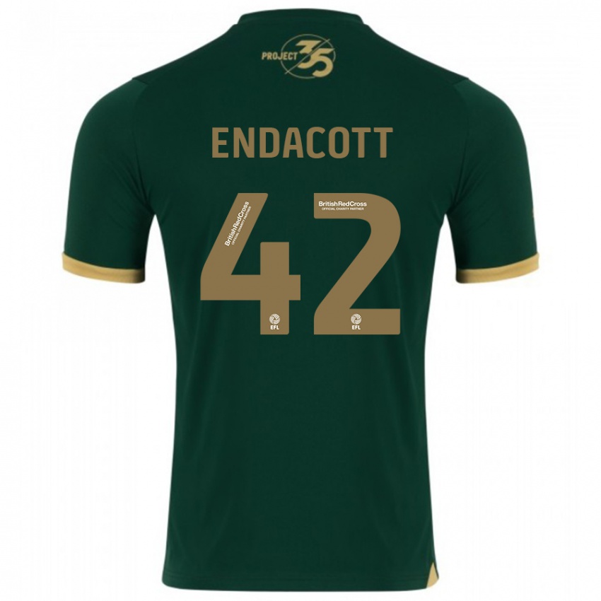 Niño Camiseta Jack Endacott #42 Verde 1ª Equipación 2023/24 La Camisa Chile