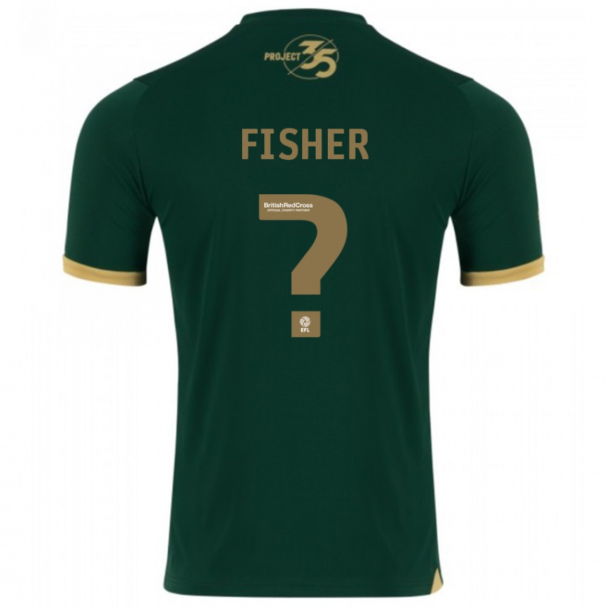 Niño Camiseta Cole Fisher #0 Verde 1ª Equipación 2023/24 La Camisa Chile