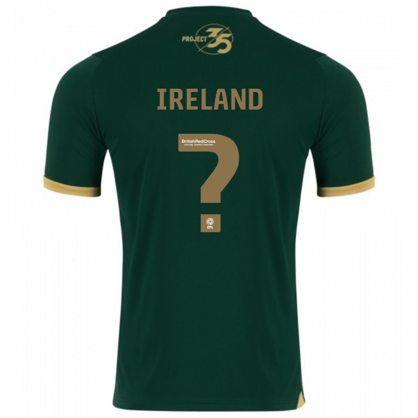 Niño Camiseta Jensen Ireland #0 Verde 1ª Equipación 2023/24 La Camisa Chile