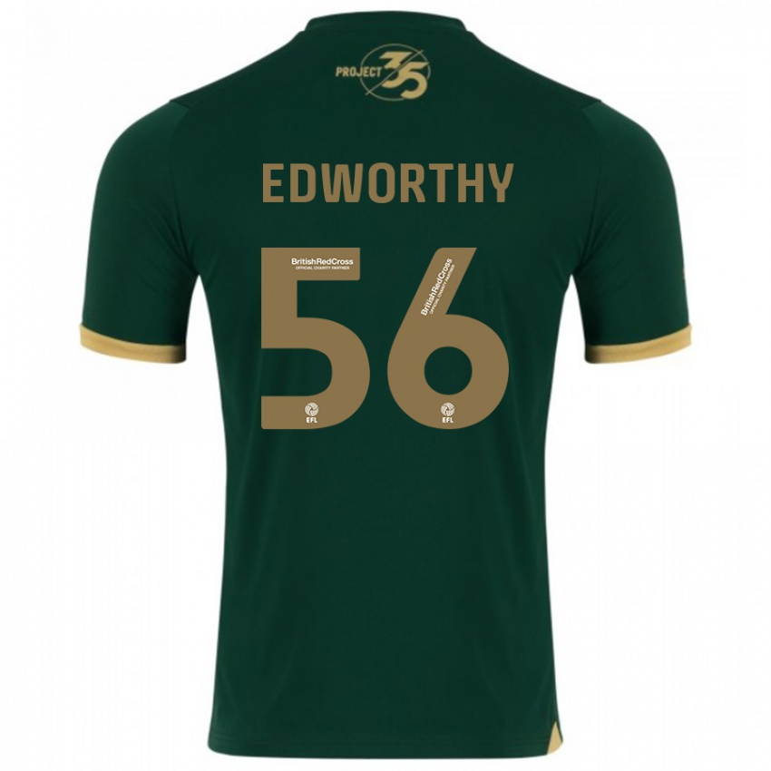 Niño Camiseta Kieran Edworthy #56 Verde 1ª Equipación 2023/24 La Camisa Chile