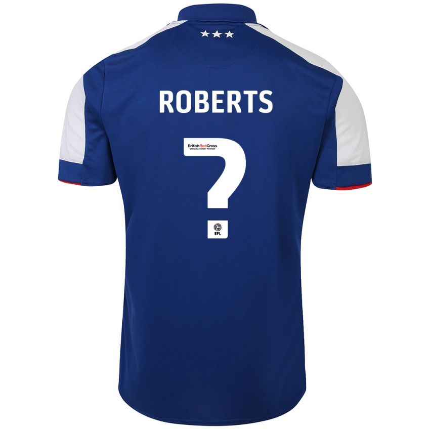 Niño Camiseta Mathaeus Roberts #0 Azul 1ª Equipación 2023/24 La Camisa Chile