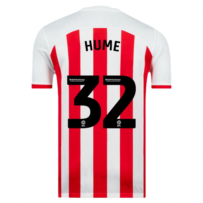 Niño Camiseta Trai Hume #32 Blanco 1ª Equipación 2023/24 La Camisa Chile