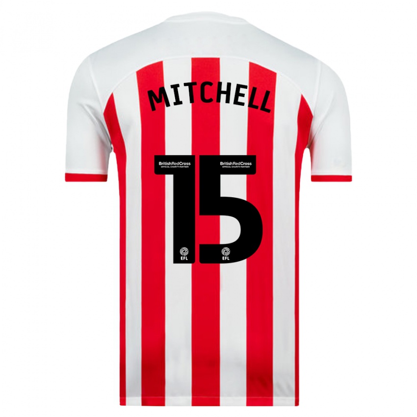 Niño Camiseta Cuba Mitchell #15 Blanco 1ª Equipación 2023/24 La Camisa Chile