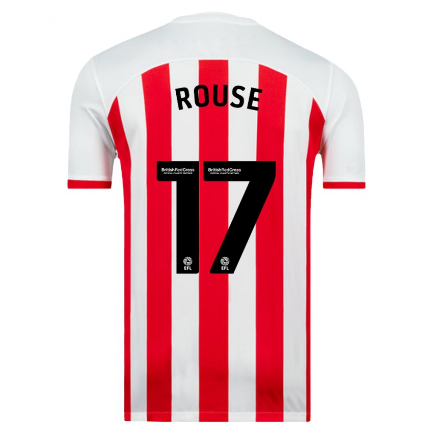 Niño Camiseta Mollie Rouse #17 Blanco 1ª Equipación 2023/24 La Camisa Chile