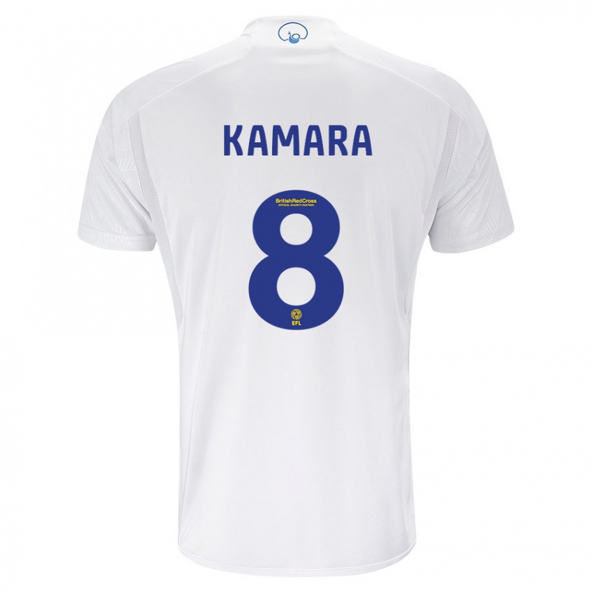 Niño Camiseta Glen Kamara #8 Blanco 1ª Equipación 2023/24 La Camisa Chile