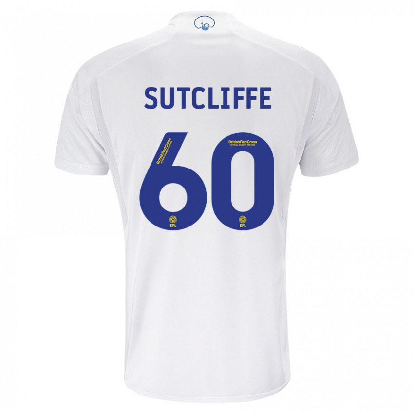 Niño Camiseta Harvey Sutcliffe #60 Blanco 1ª Equipación 2023/24 La Camisa Chile