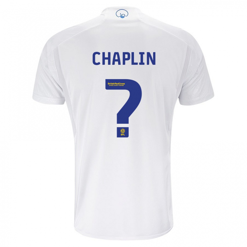 Niño Camiseta Rhys Chadwick-Chaplin #0 Blanco 1ª Equipación 2023/24 La Camisa Chile