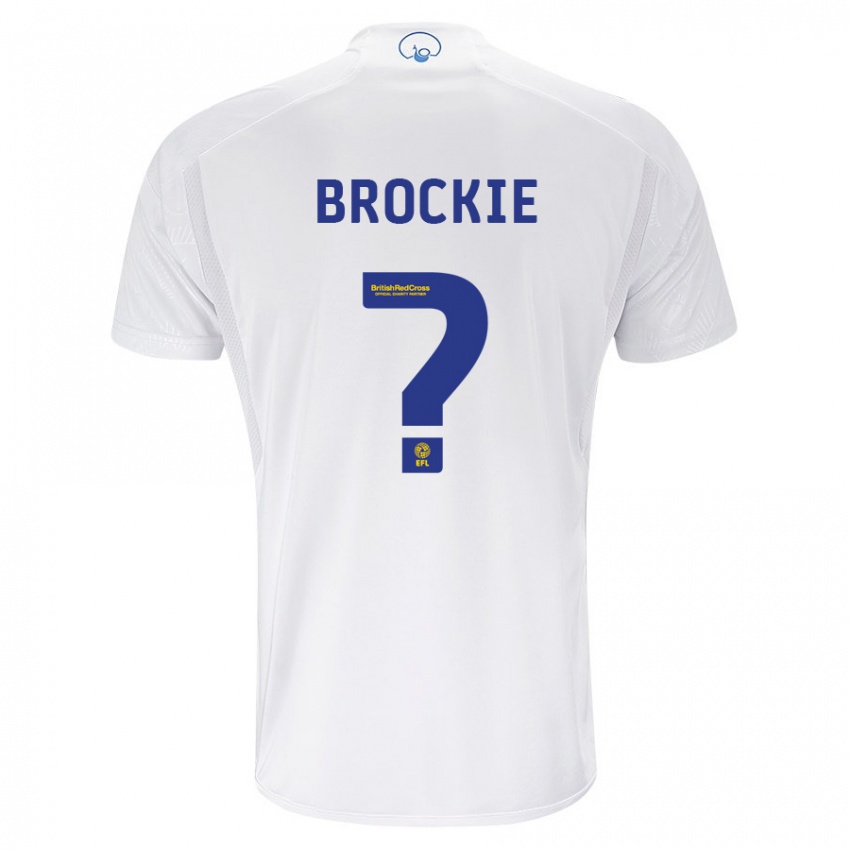 Niño Camiseta Devon Brockie #0 Blanco 1ª Equipación 2023/24 La Camisa Chile