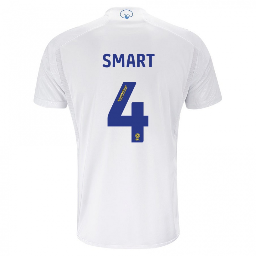 Niño Camiseta Olivia Smart #4 Blanco 1ª Equipación 2023/24 La Camisa Chile