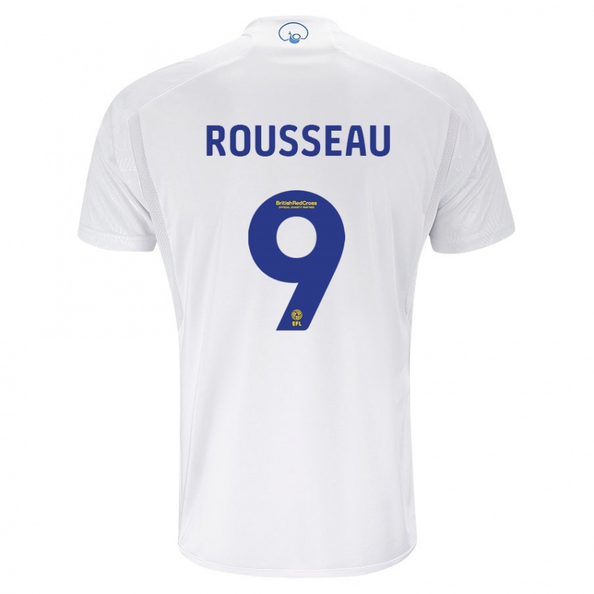 Niño Camiseta Jess Rousseau #9 Blanco 1ª Equipación 2023/24 La Camisa Chile