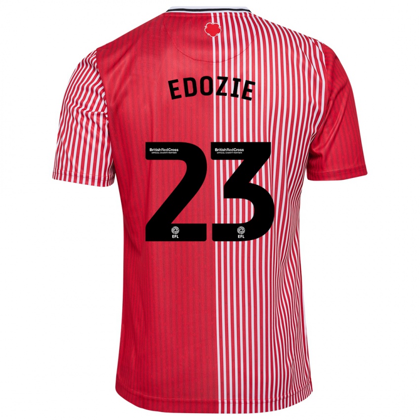 Niño Camiseta Samuel Edozie #23 Rojo 1ª Equipación 2023/24 La Camisa Chile
