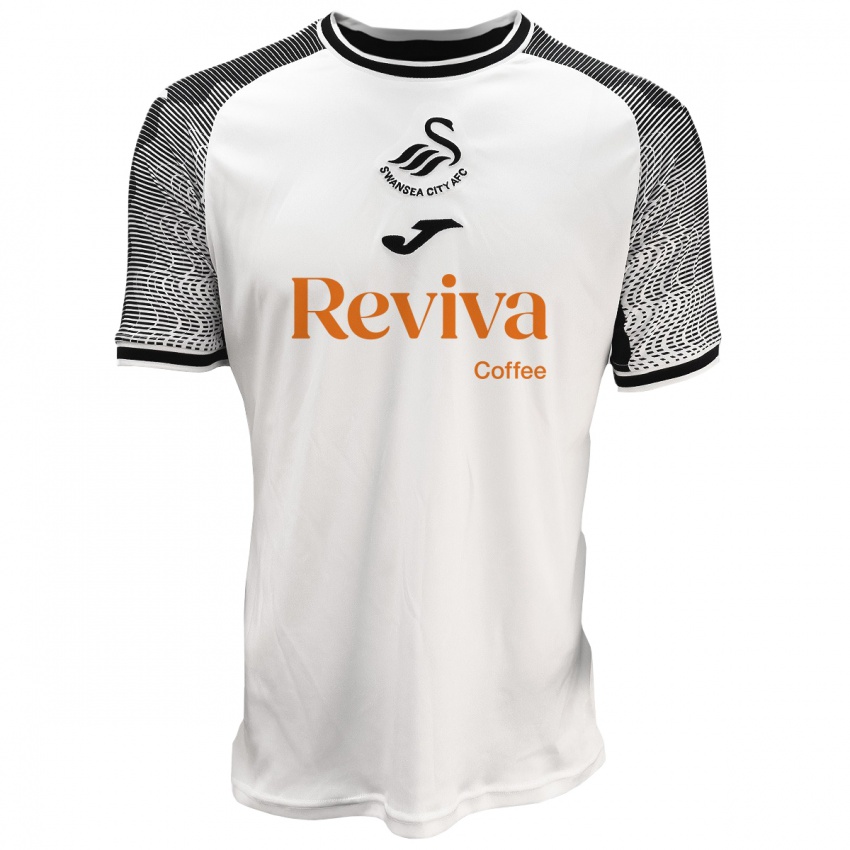 Niño Camiseta Rohan Davies #0 Blanco 1ª Equipación 2023/24 La Camisa Chile