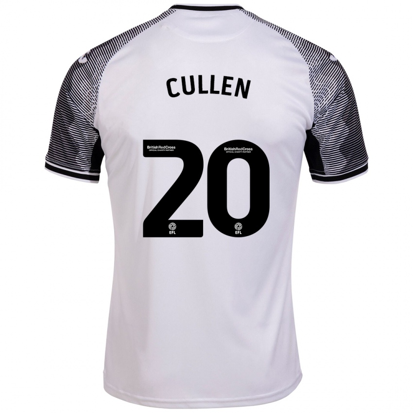 Niño Camiseta Liam Cullen #20 Blanco 1ª Equipación 2023/24 La Camisa Chile