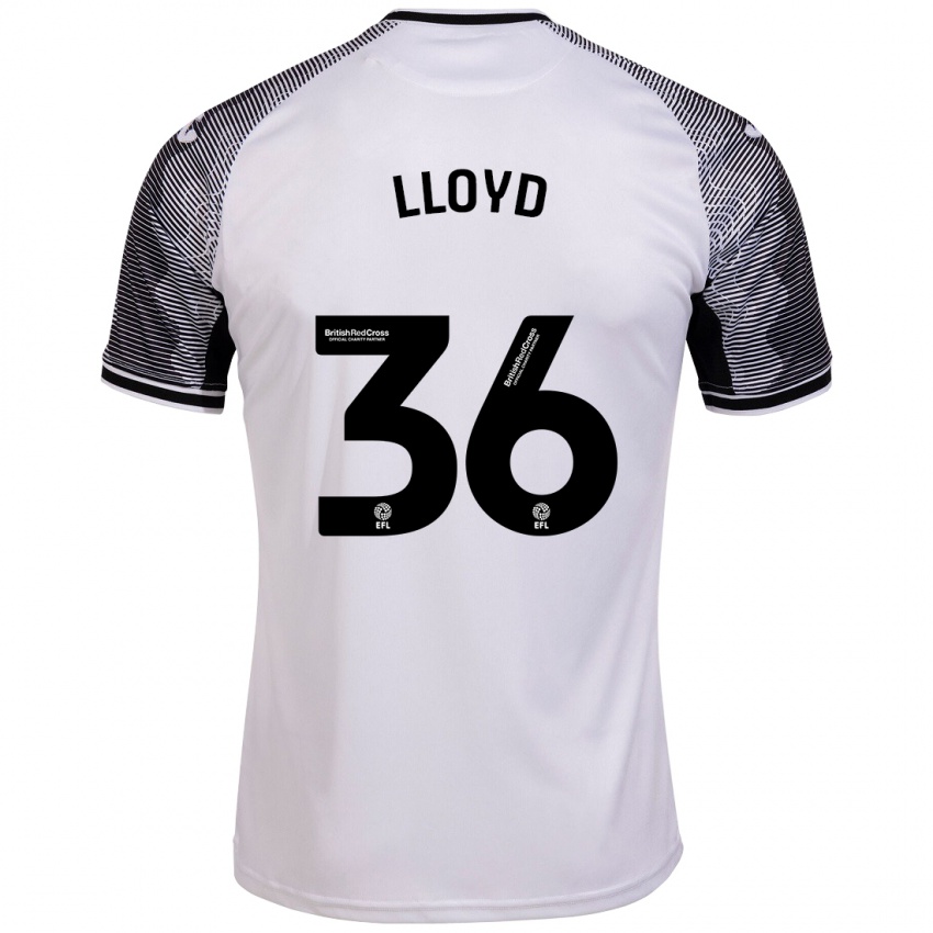 Niño Camiseta Ben Lloyd #36 Blanco 1ª Equipación 2023/24 La Camisa Chile