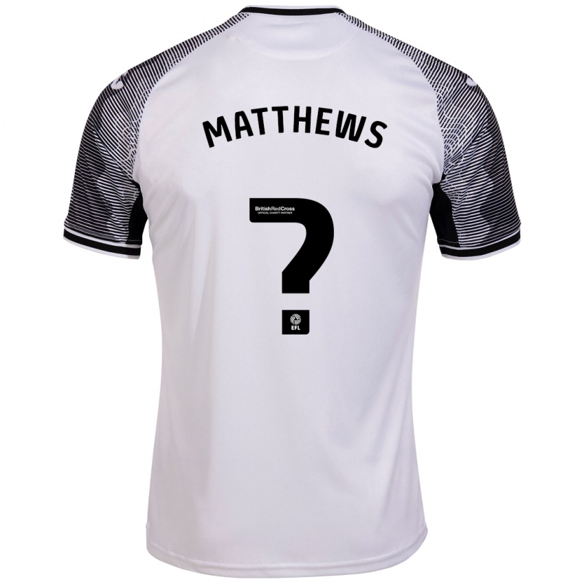 Niño Camiseta Archie Matthews #0 Blanco 1ª Equipación 2023/24 La Camisa Chile