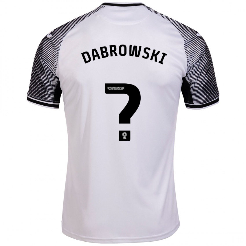 Niño Camiseta Sebastian Dabrowski #0 Blanco 1ª Equipación 2023/24 La Camisa Chile