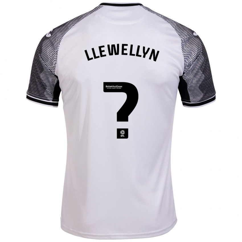 Niño Camiseta Cameron Llewellyn #0 Blanco 1ª Equipación 2023/24 La Camisa Chile