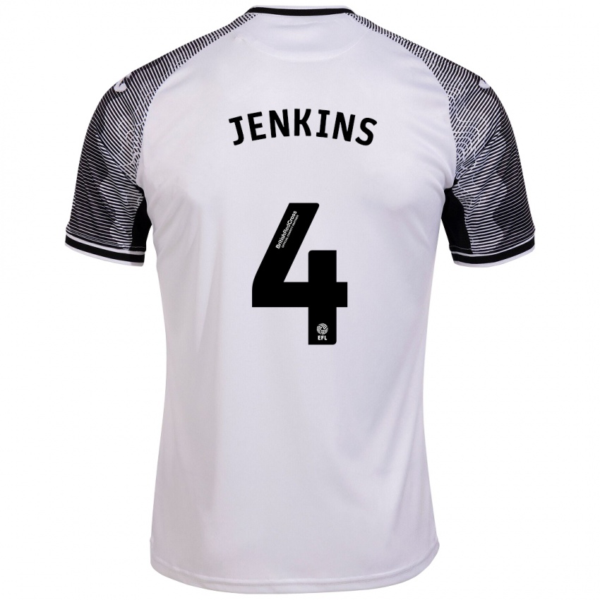 Niño Camiseta Shaunna Jenkins #4 Blanco 1ª Equipación 2023/24 La Camisa Chile