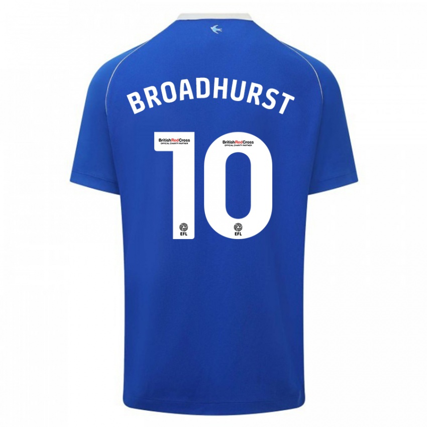 Niño Camiseta Danielle Broadhurst #10 Azul 1ª Equipación 2023/24 La Camisa Chile