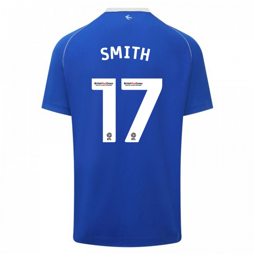 Niño Camiseta Hollie Smith #17 Azul 1ª Equipación 2023/24 La Camisa Chile