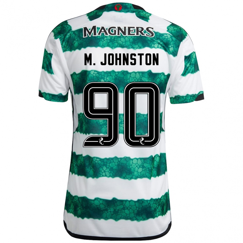 Niño Camiseta Mikey Johnston #90 Verde 1ª Equipación 2023/24 La Camisa Chile