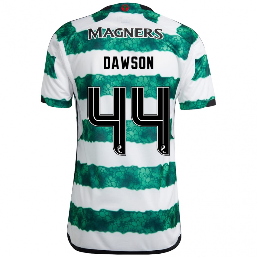 Niño Camiseta Joey Dawson #44 Verde 1ª Equipación 2023/24 La Camisa Chile