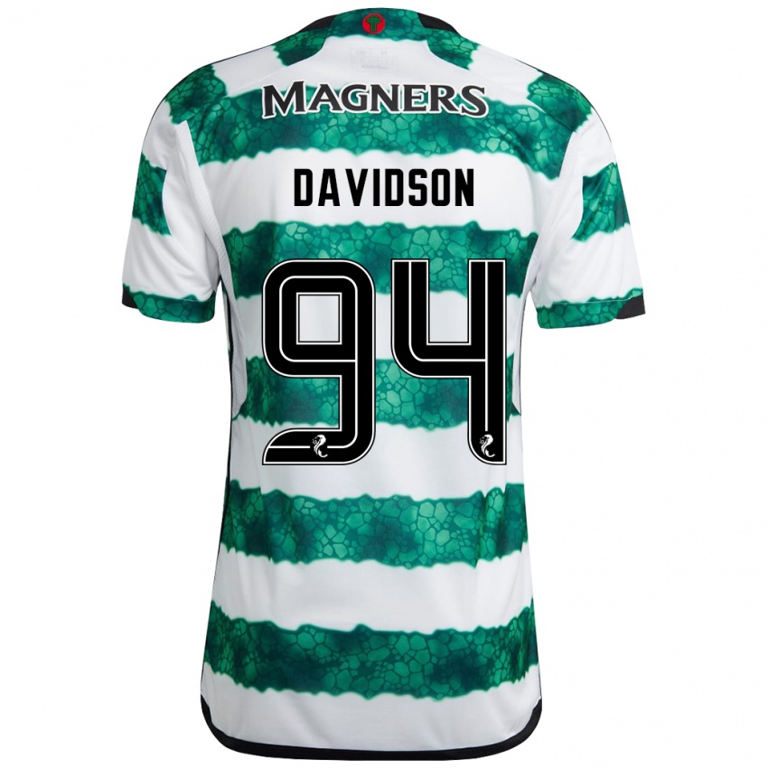 Niño Camiseta Bruno Davidson #94 Verde 1ª Equipación 2023/24 La Camisa Chile